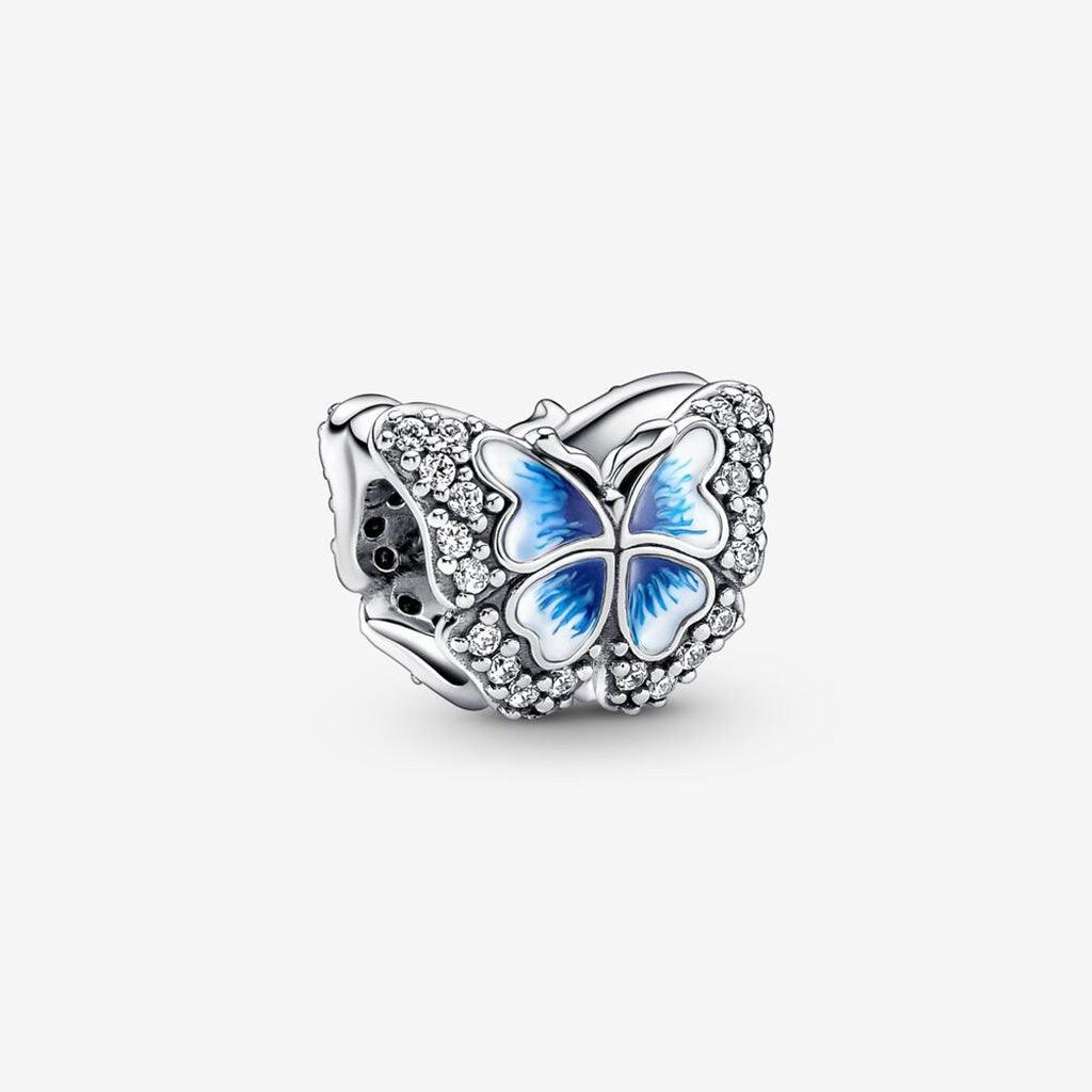 PANDORA  Blue Butterfly Sparkling Charm