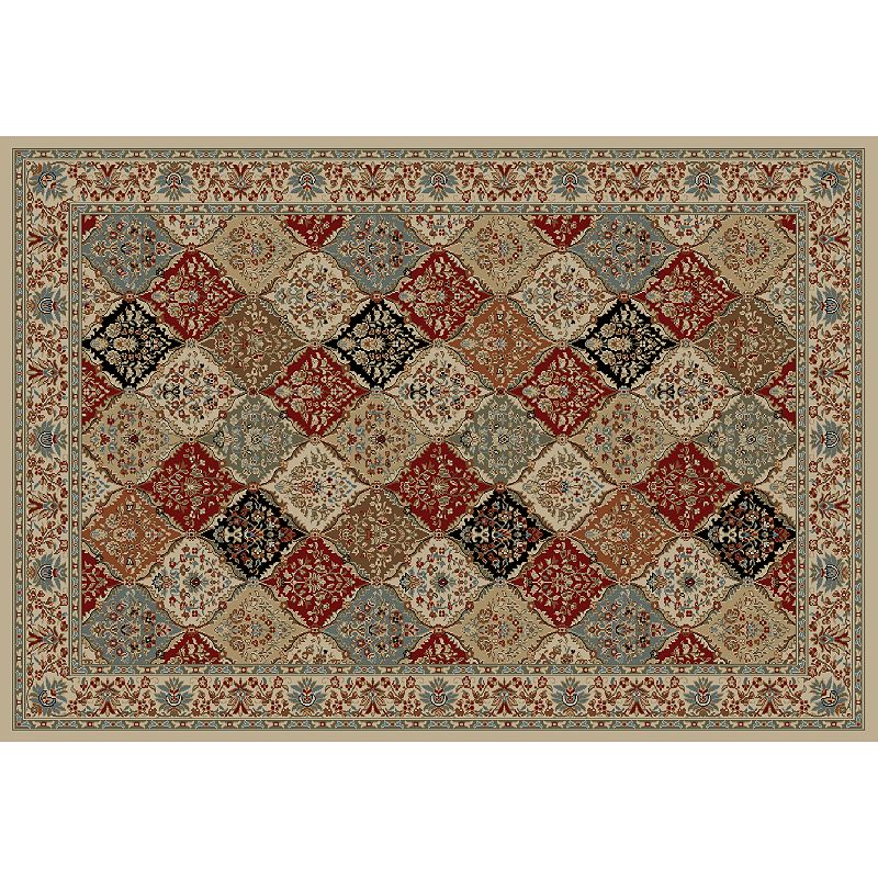 Merinos Bakhtiar Floral Framed Rug