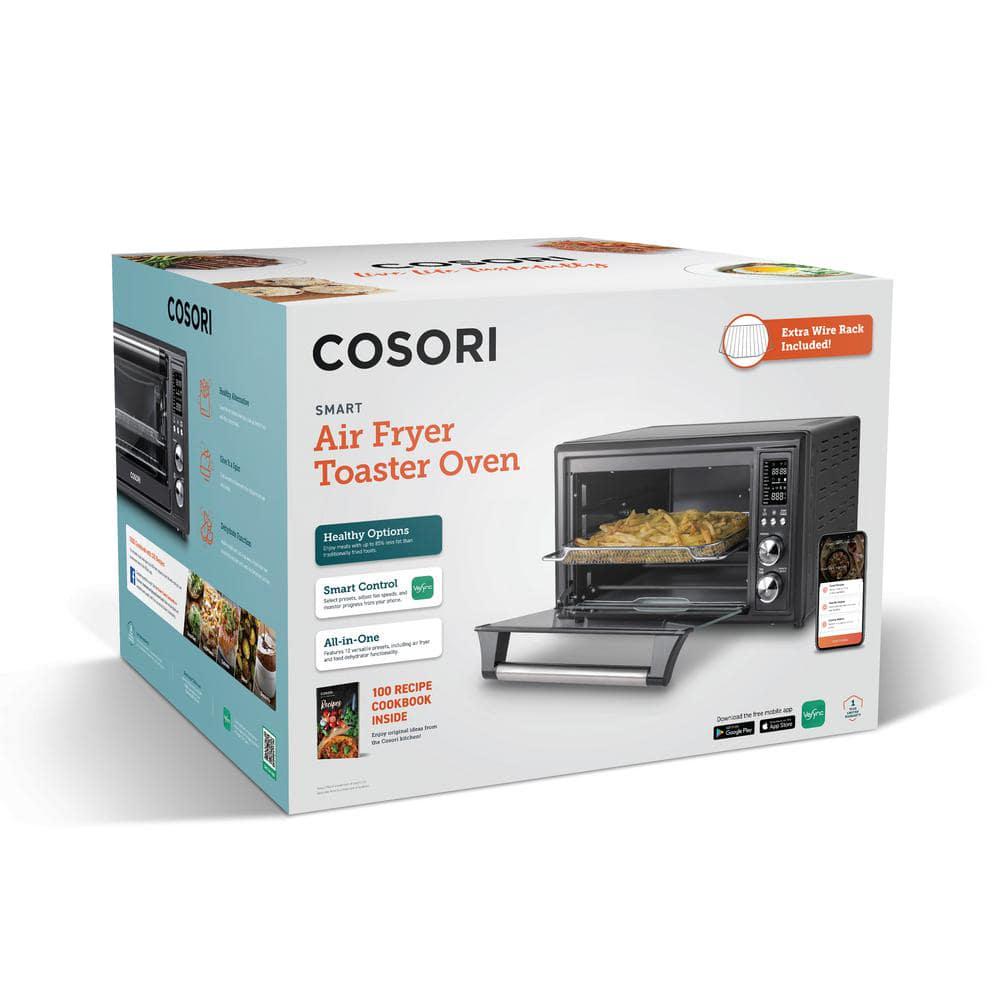 Cosori Smart Air Fryer Toaster Oven 30 L Black with Extra Wire Rack