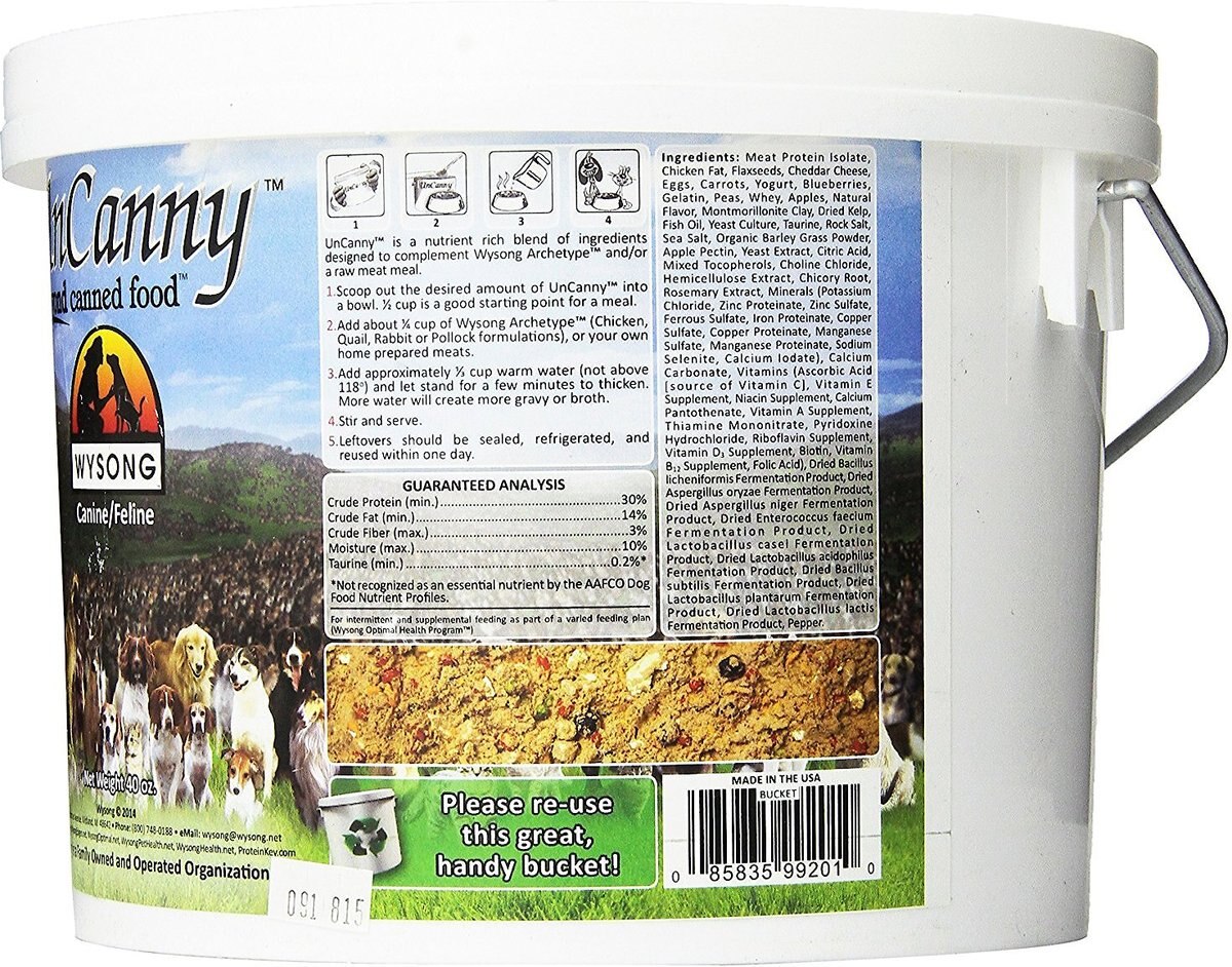 Wysong Uncanny Blend Freeze-Dried Raw Dog and Cat Food Mix