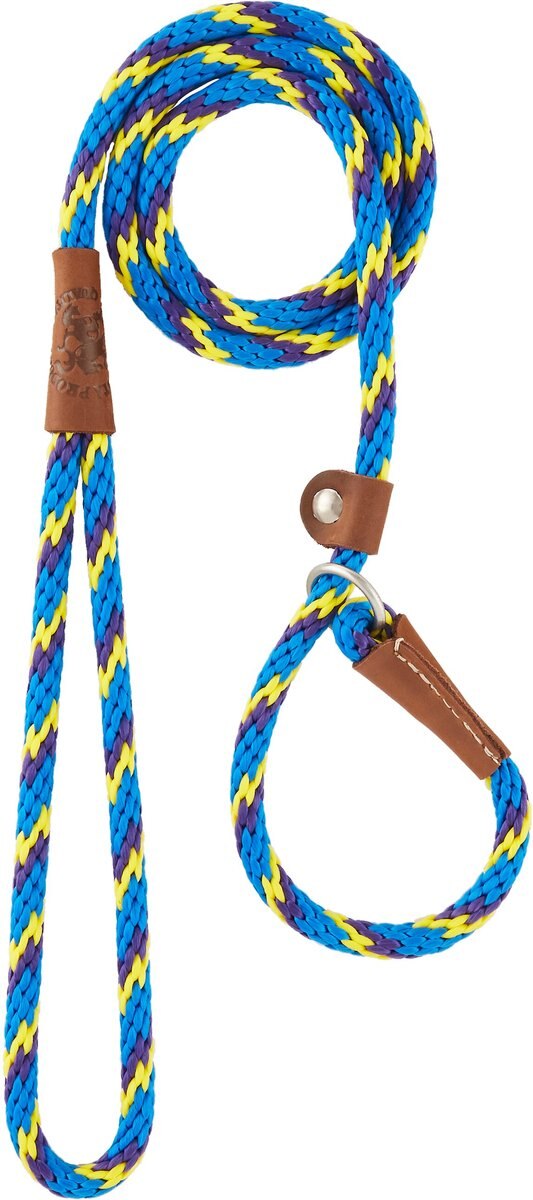 Mendota Products Small Slip Striped Rope Dog Leash