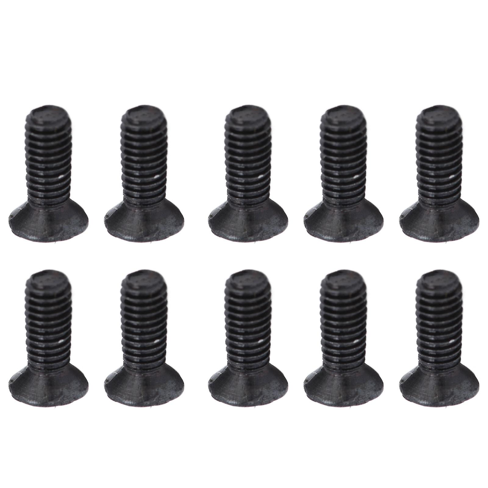 50pcs Countersunk Cross Screws Din 965 Black Galvanized Machine Screw Assortment Kitm3x8