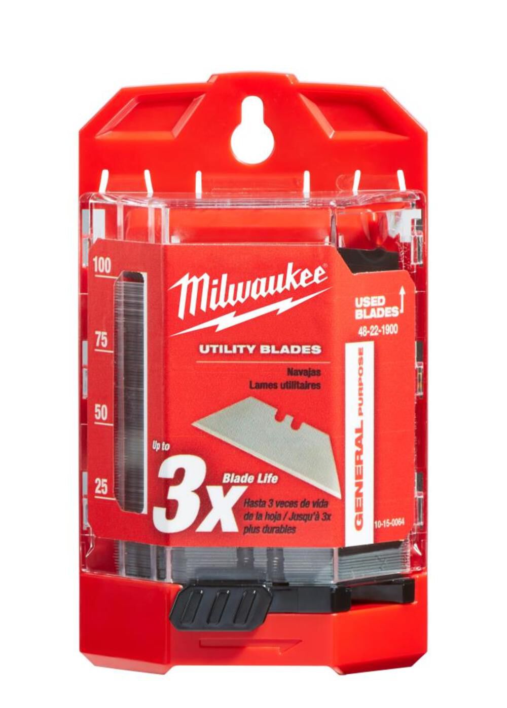 Milwaukee 100-Piece General Purpose Utility Blades with Dispenser 48-22-1900 from Milwaukee