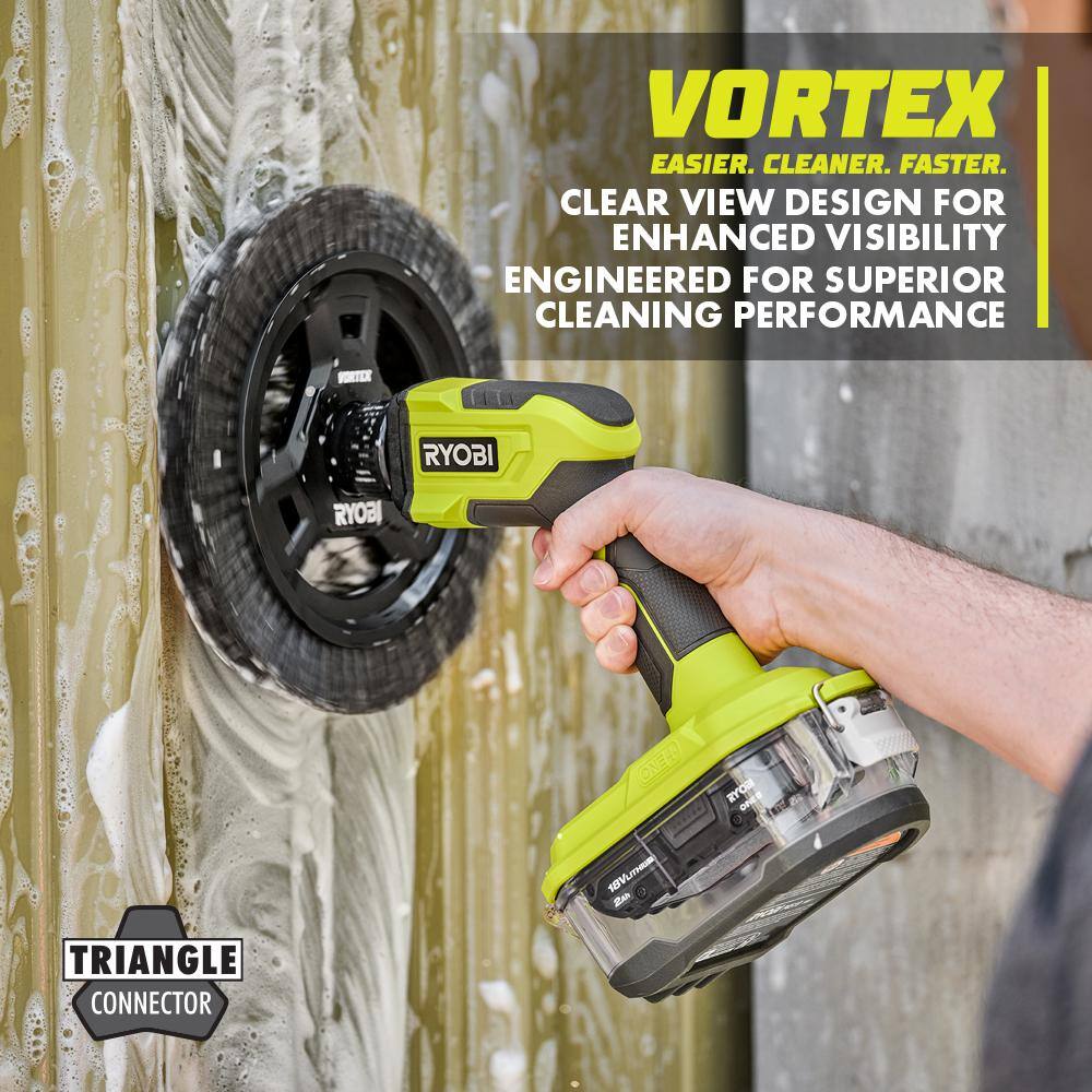 RYOBI 9 in. VORTEX Hard Bristle Brush A95HRB9