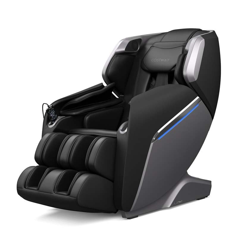 SL Track Full Body Massage Chair Zero Gravity Massage Recliner with LED Mood Lights