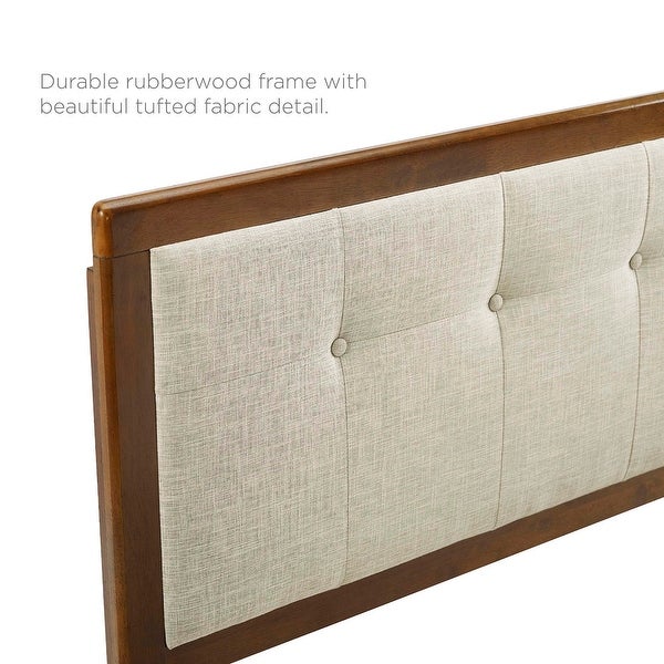 Draper Tufted Fabric and Wood Headboard - - 32028874