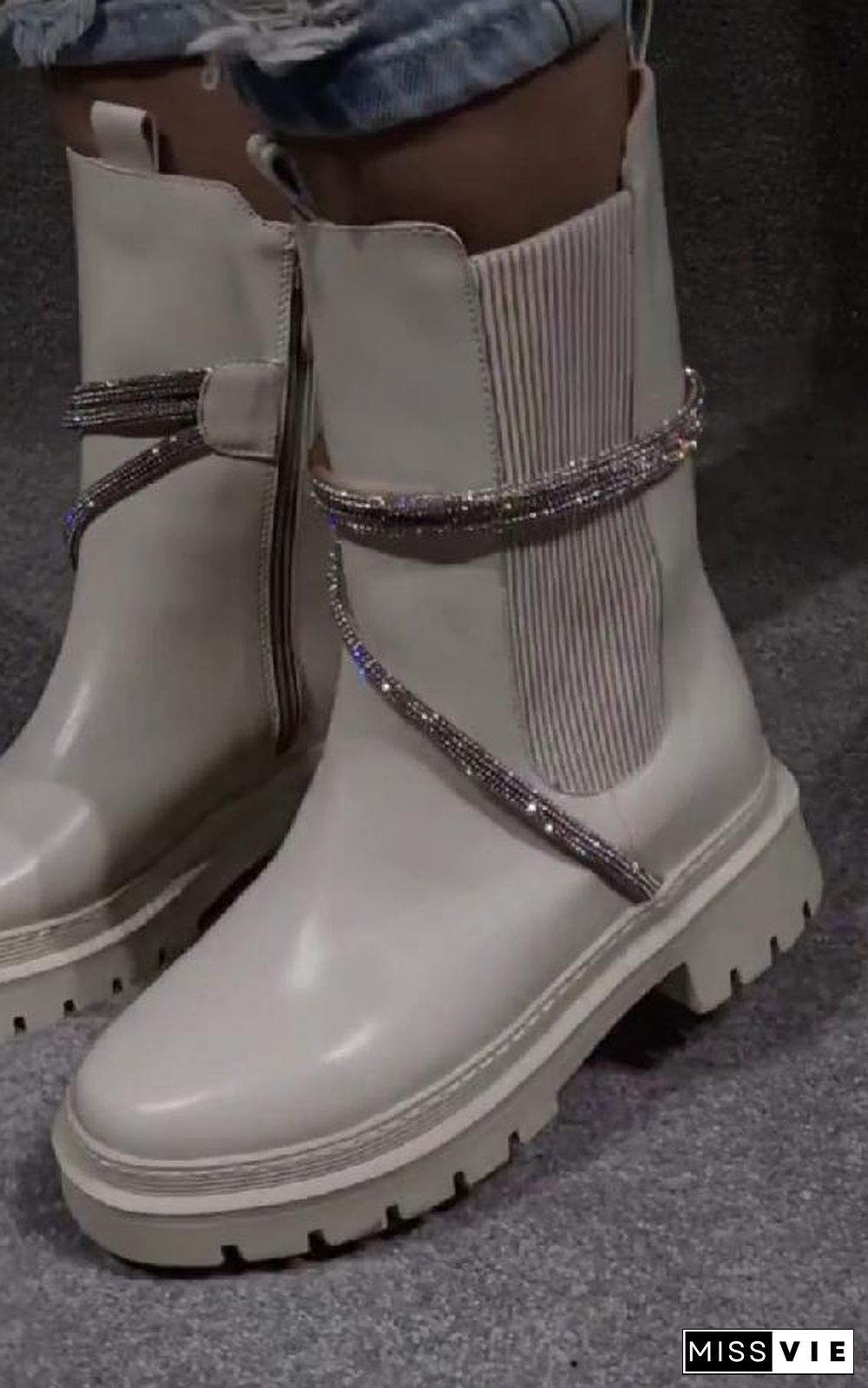 Diamond Chain Boots