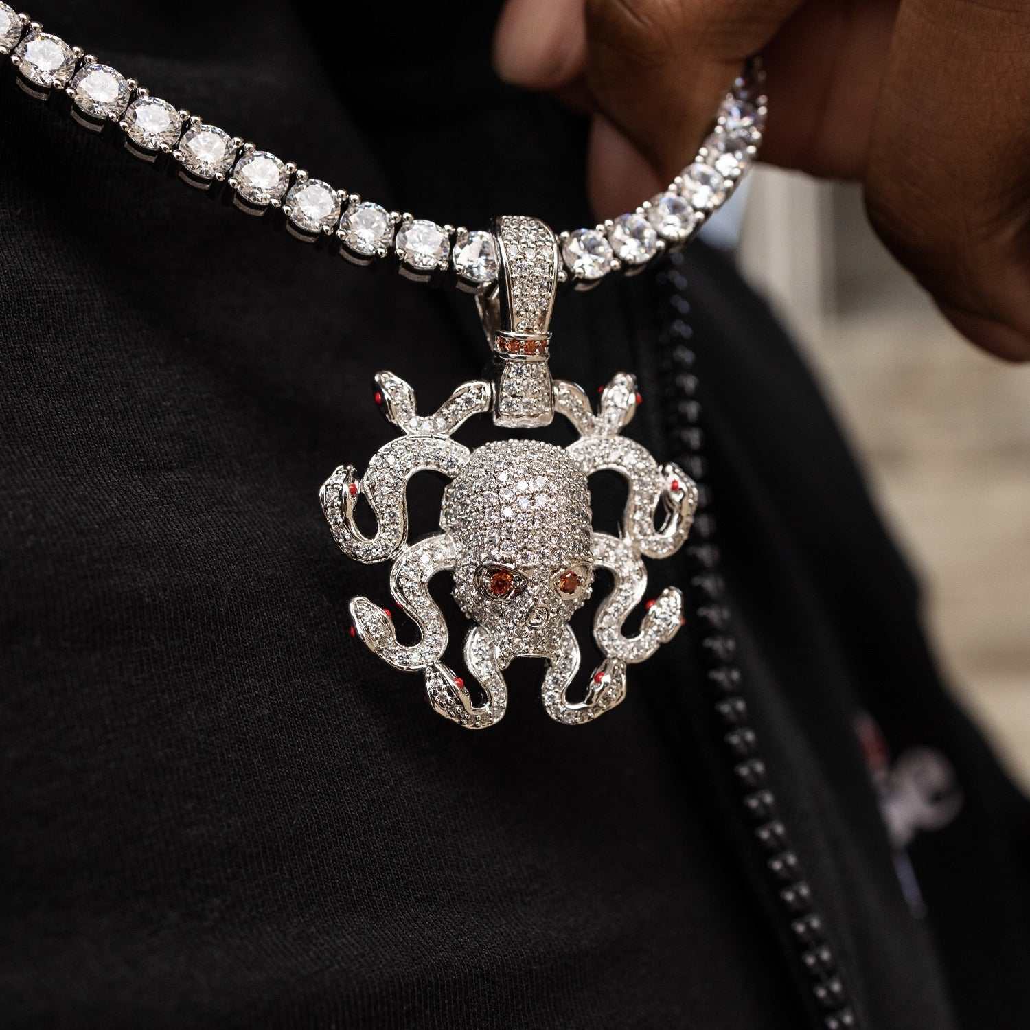 Medusa Skull Pendant