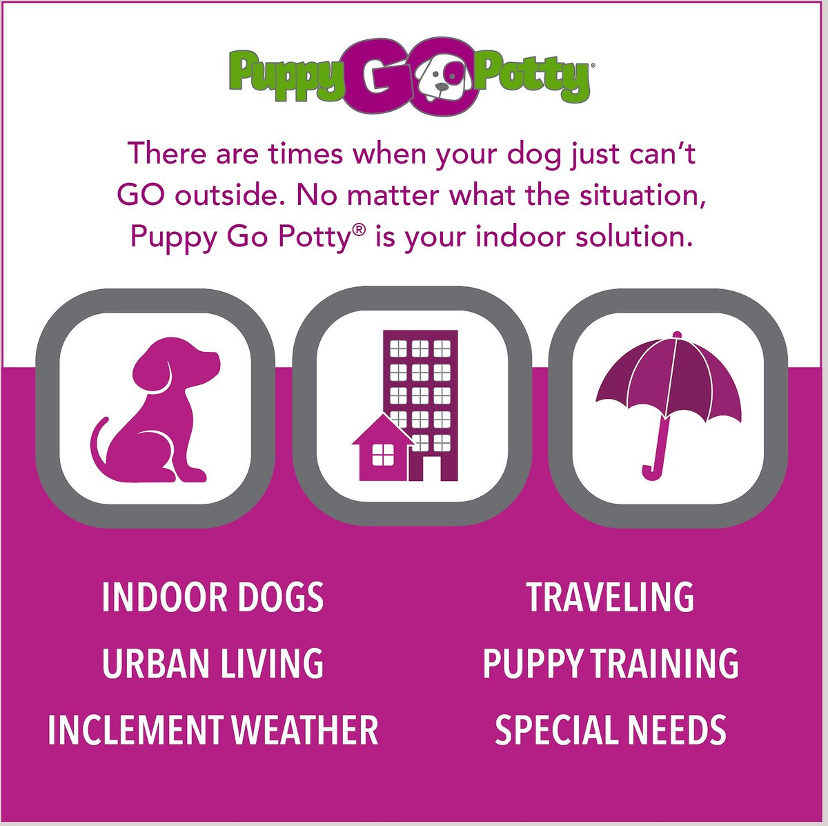 Puppy Go Potty Natural Paper Fiber Dog Litter