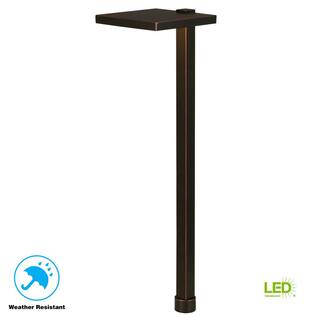 Hampton Bay Glenwood 5.6-Watt Oil Rubbed Bronze Outdoor Integrated LED Landscape Path Light JDO1501L-2