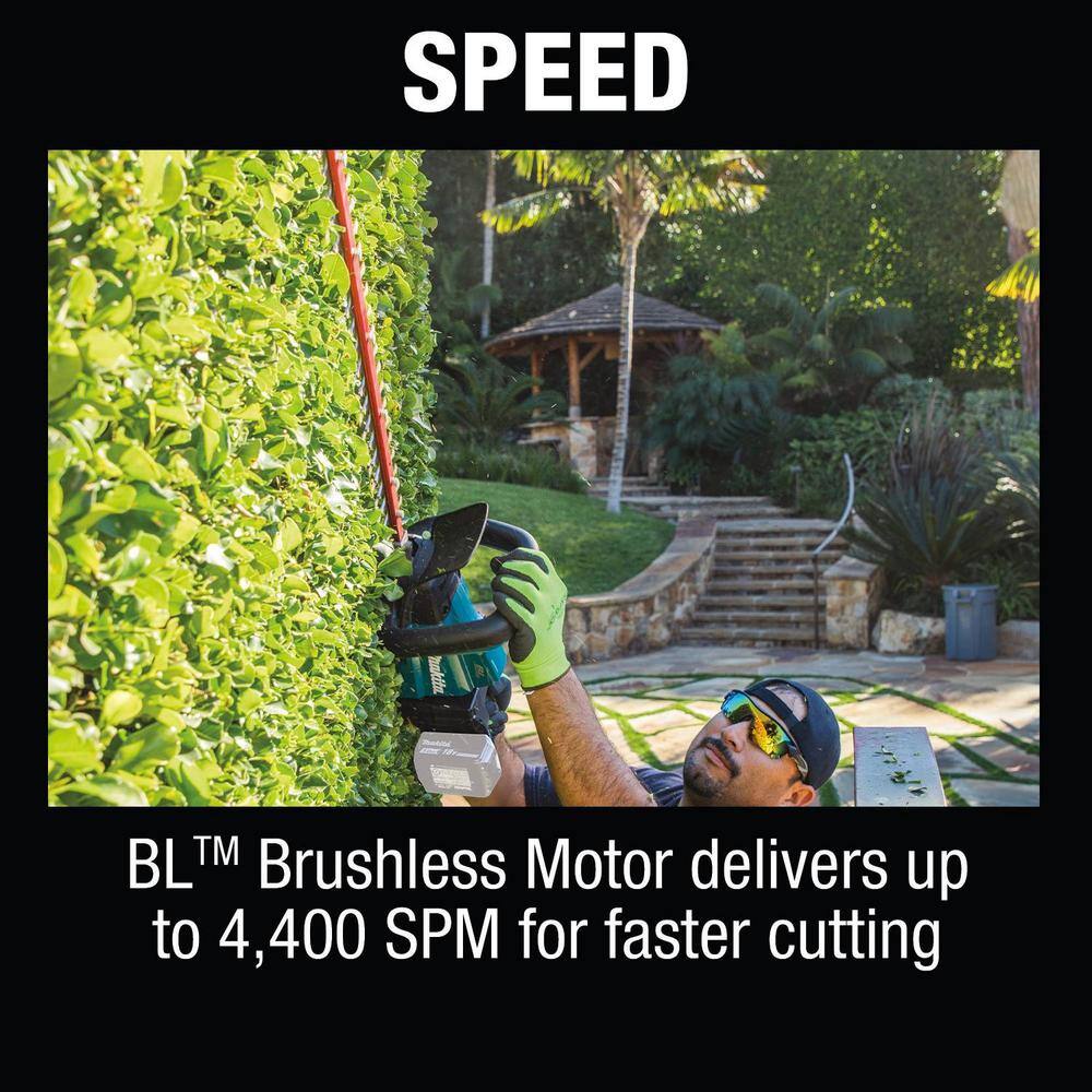 Makita 18V LXT Lithium-Ion Brushless Cordless 24 in. Hedge Trimmer (Tool Only) XHU07Z