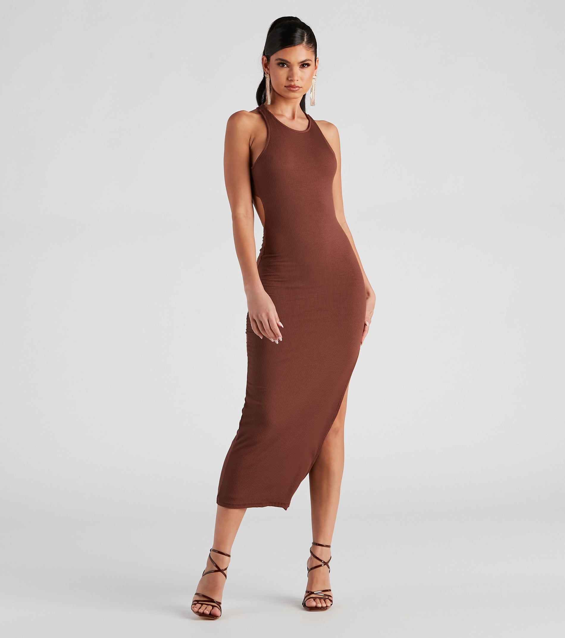 Made Your Mark X-Back Midi Dress