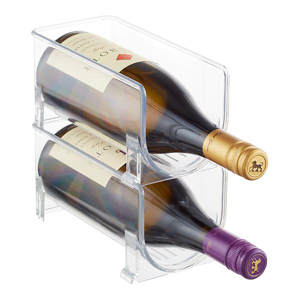 iDesign Linus Fridge Bins Wine Holder