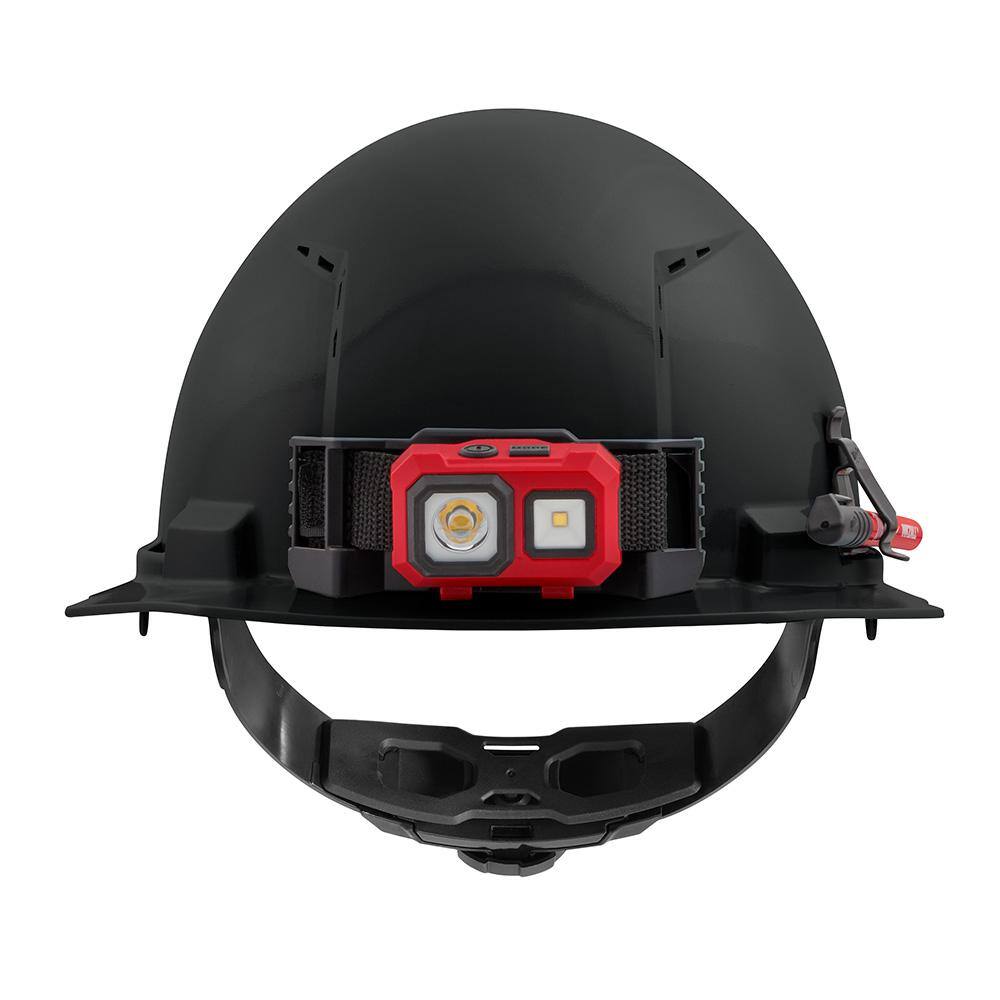 MW BOLT Black Type 1 Class C Front Brim Vented Hard Hat with 4-Point Ratcheting Suspension (10-Pack) 48-73-1210X10