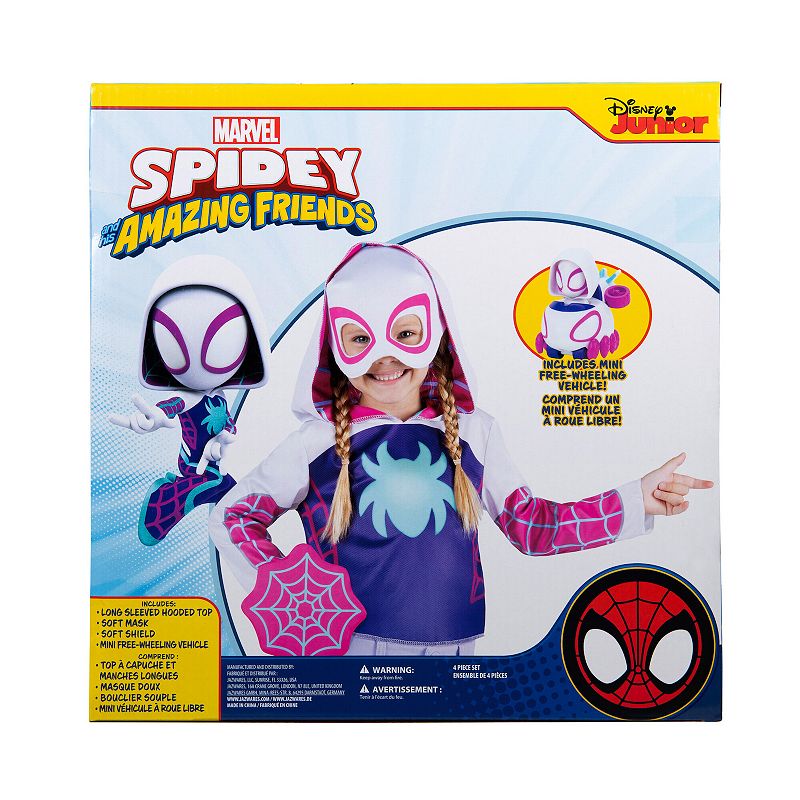 Marvel Spidey and His Amazing Friends Toddler Ghost Dress Up Costume