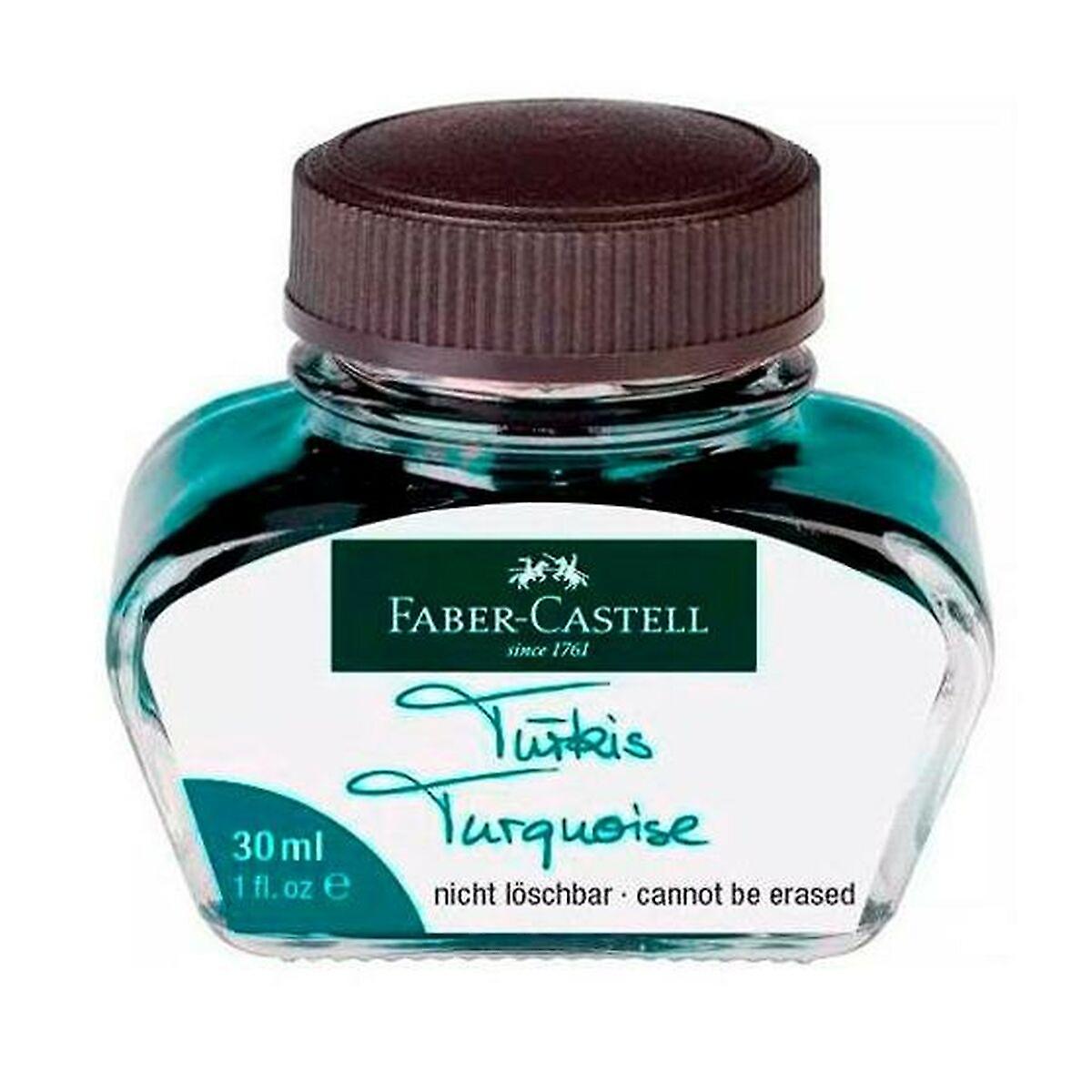 Inkwell Faber-Castell Turquoise 6 Pieces 30 ml