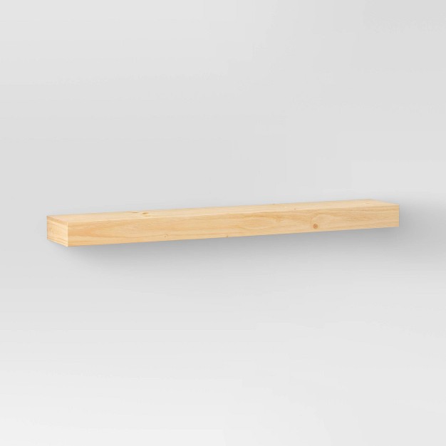 Floating Wood Shelf