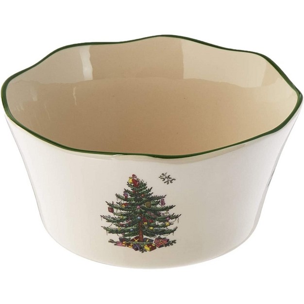 Spode Christmas Tree 6 Inch Scalloped Bowl 6 Inch