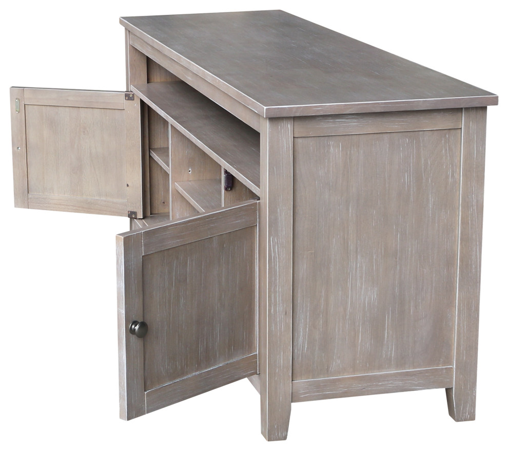 Entertainment / TV Stand with 2 Doors   Farmhouse   Entertainment Centers And Tv Stands   by International Concepts  Houzz