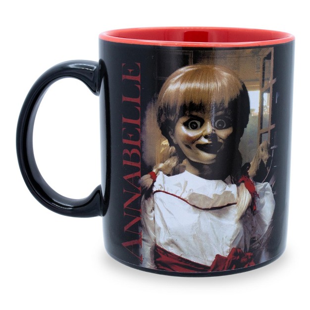 Silver Buffalo Annabelle The Conjuring Ceramic Mug Holds 20 Ounces