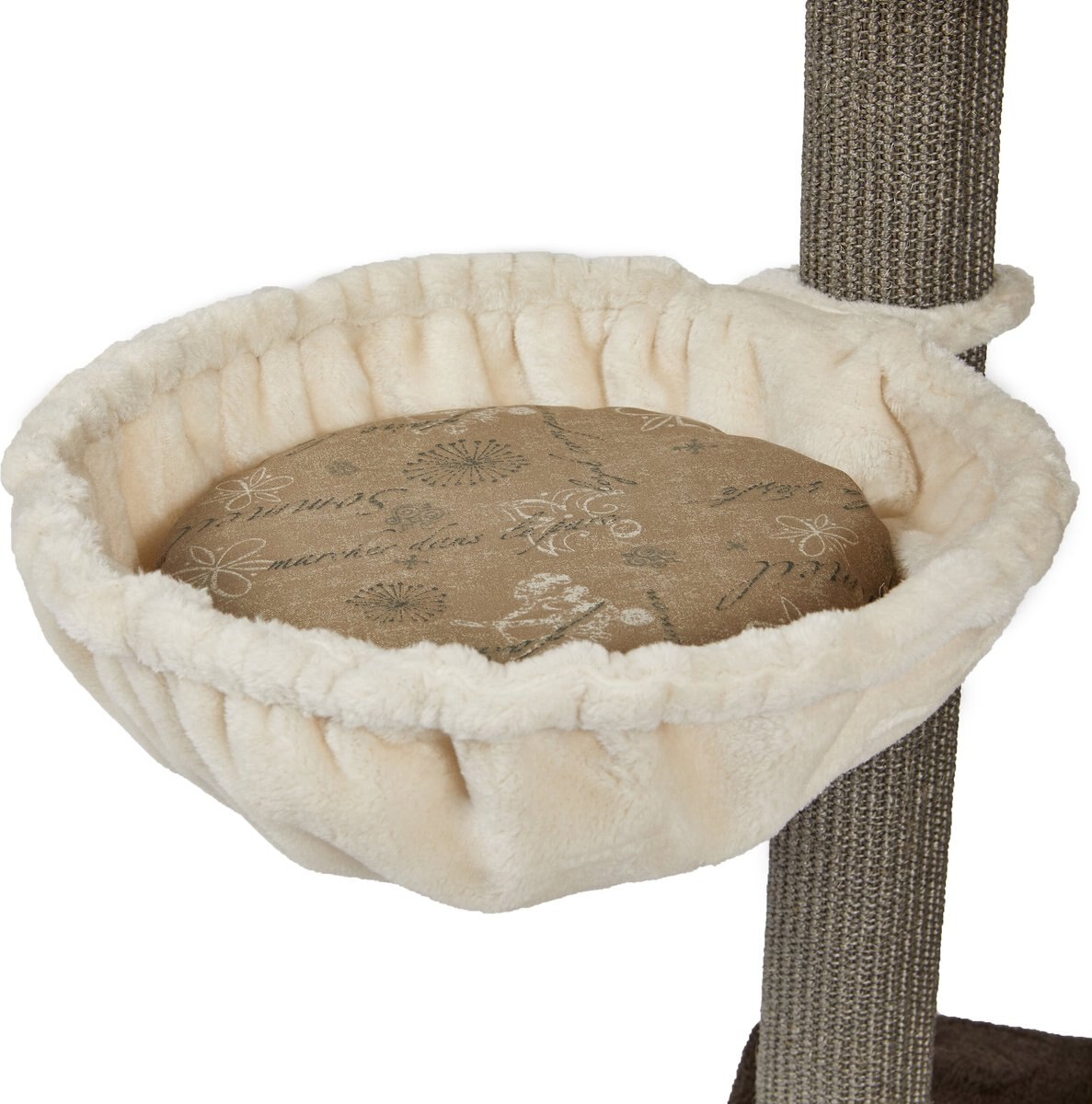 MidWest Feline Nuvo Cove 35-in Faux Fur Modern Cat Tree