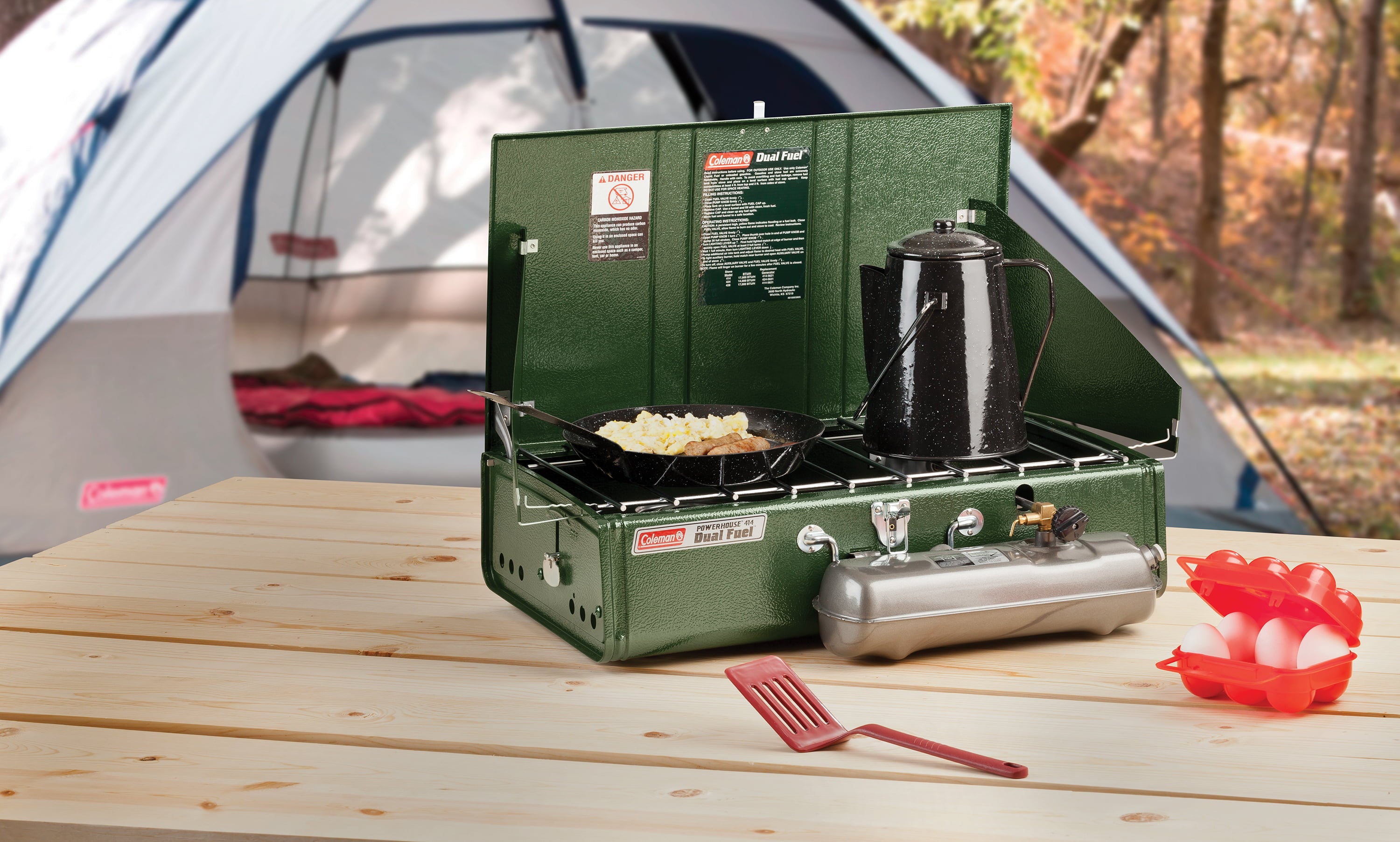 Coleman Dual Fuel 2-Burner Stove