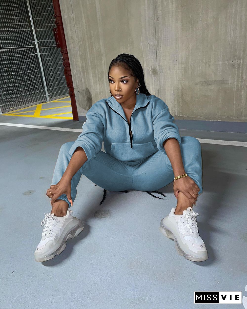 Long Sleeve Pullover Tops and Pants Women Tracksuits