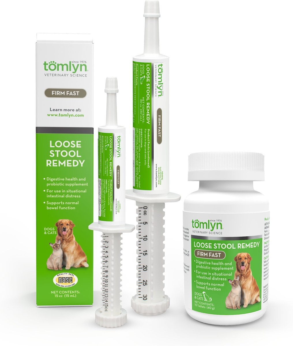 Tomlyn Firm Fast Loose Stool Remedy Dog and Cat Supplement， 10 count