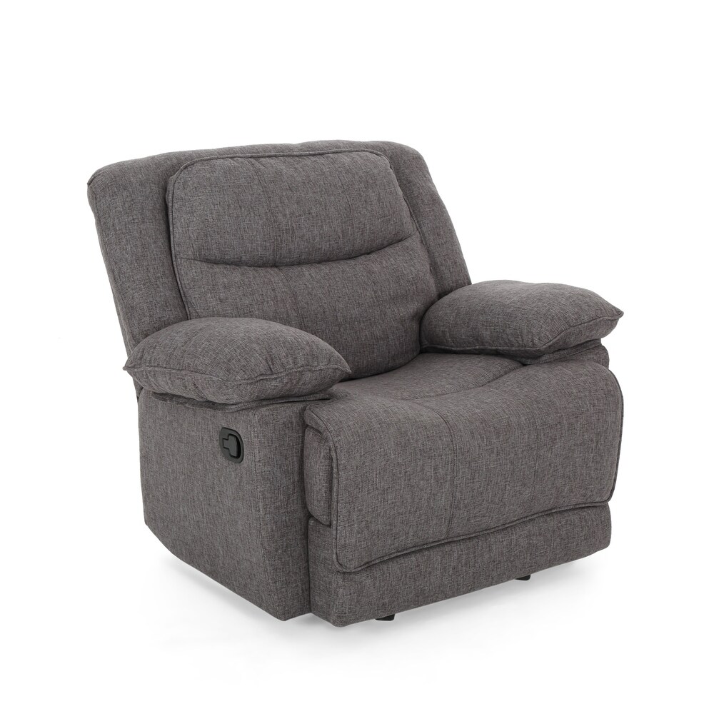 Estrada Contemporary Fabric Glider Recliner by Christopher Knight Home