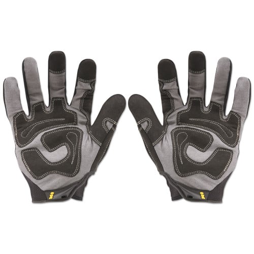 Ironclad General Utility Spandex Gloves， Black， Medium， Pair (GUG03M)