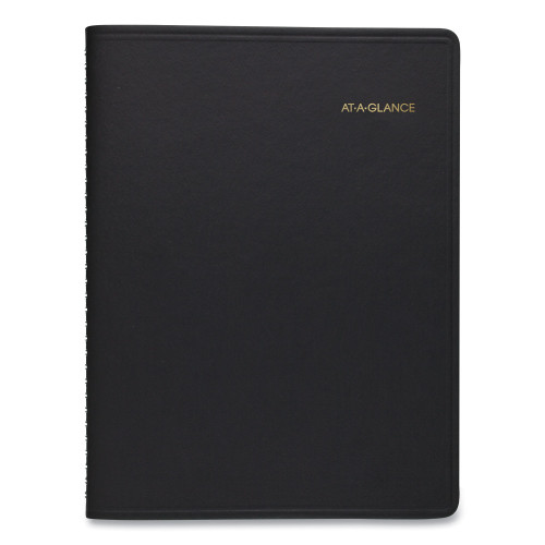 AT-A-GLANCE Weekly Appointment Book， 11 x 8.25， Black， 2023-2024 (7095005)