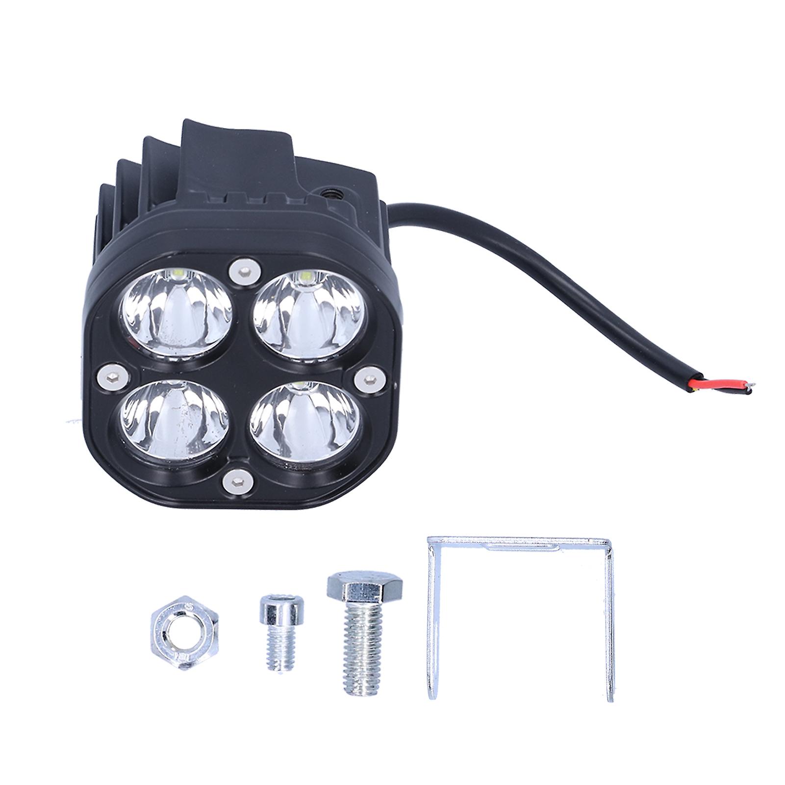 40w 4led 3in Work Light 4000lm Spot Lamp Ip67 Waterproof Universal For Car Trucks Motorcyclewhite Light 6000k