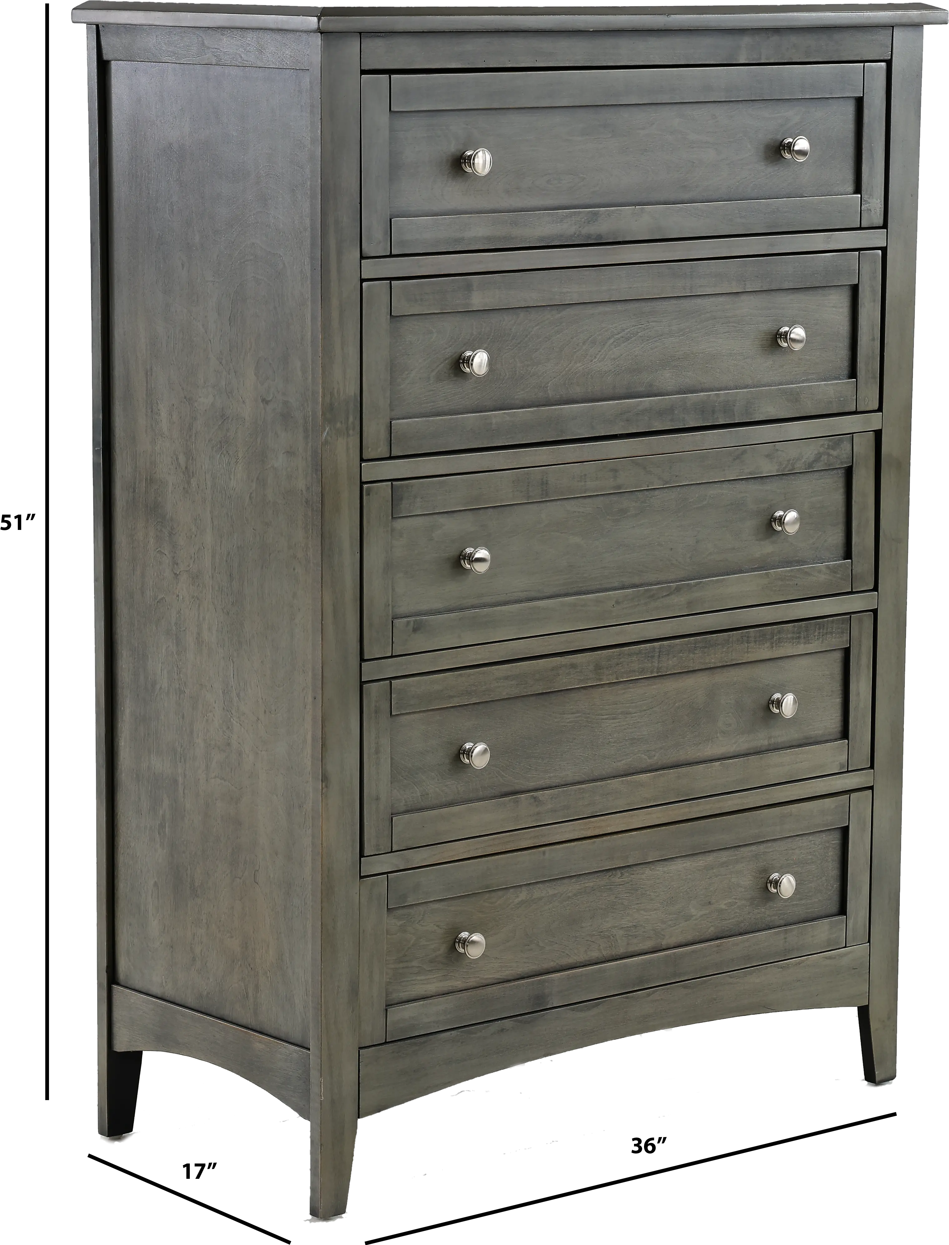 Garcia Gray Chest of Drawers