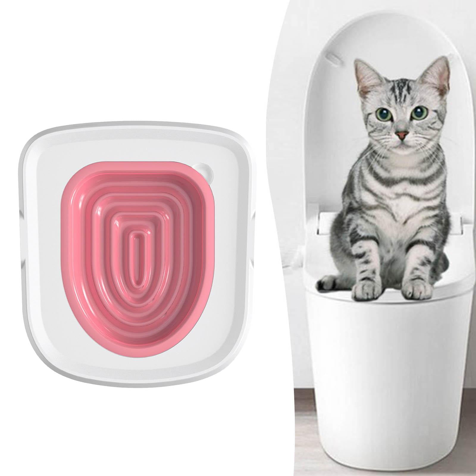 Cat Toilet Training Kit Home Indoor Cat Toilet Trainer Cat Litter Box Toilet