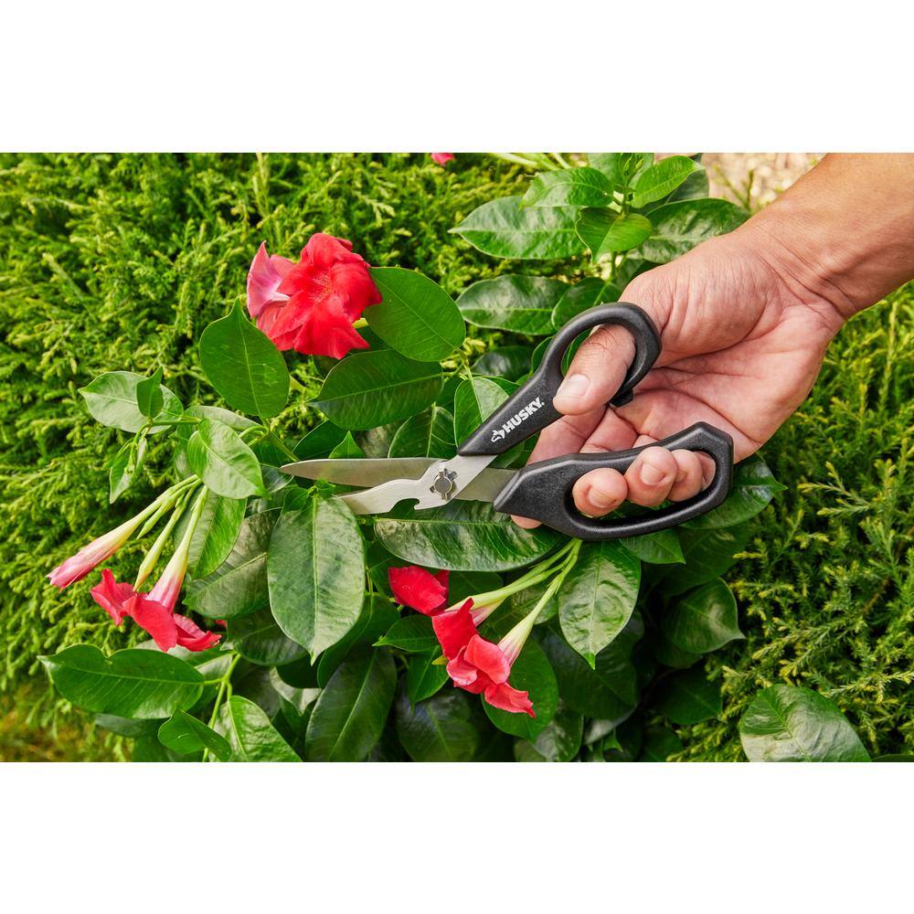 Husky 8 in. Multipurpose Garden Pruning Scissors Husky-9