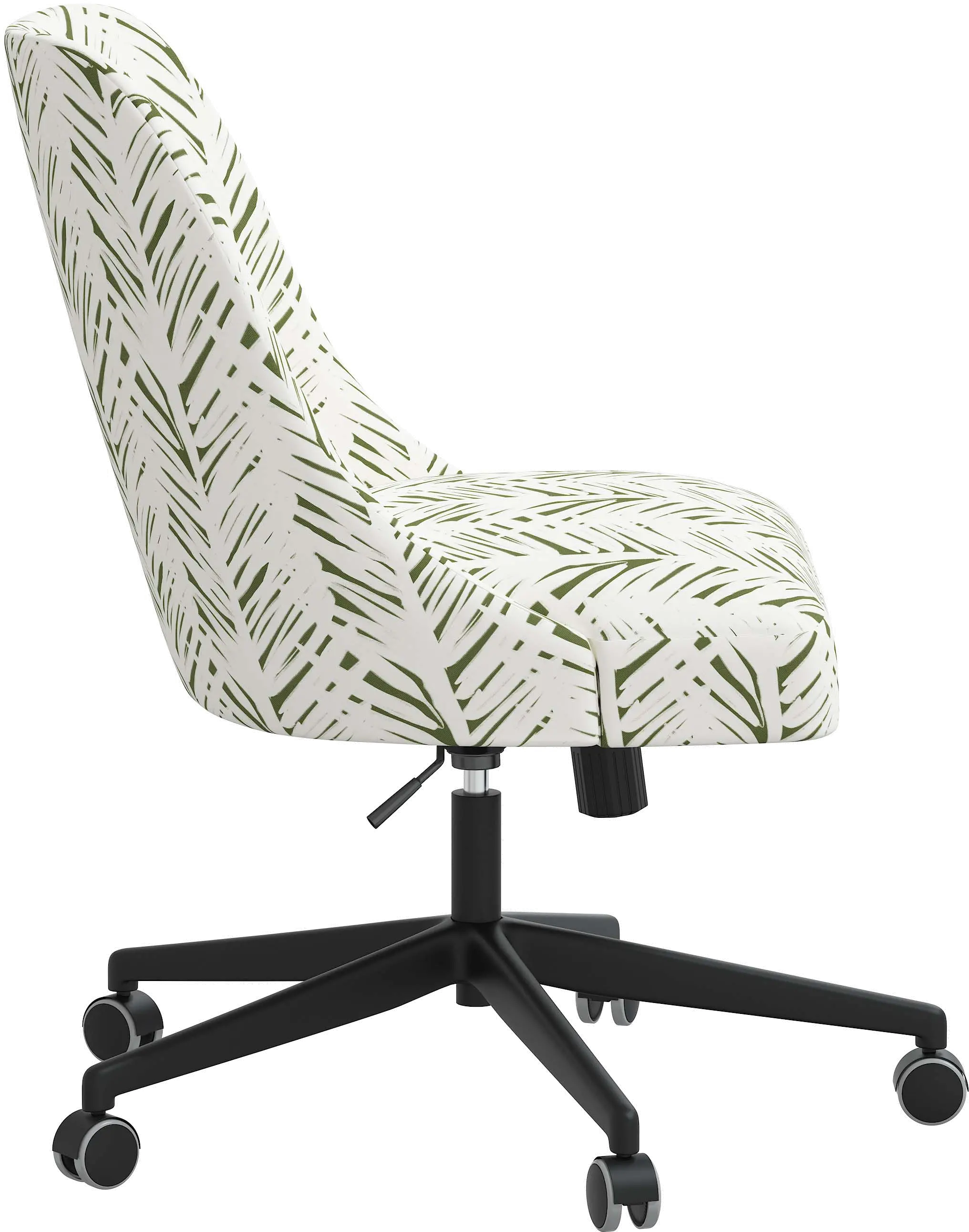 Spencer Brush Palm Leaf Office Chair - Skyline Furniture