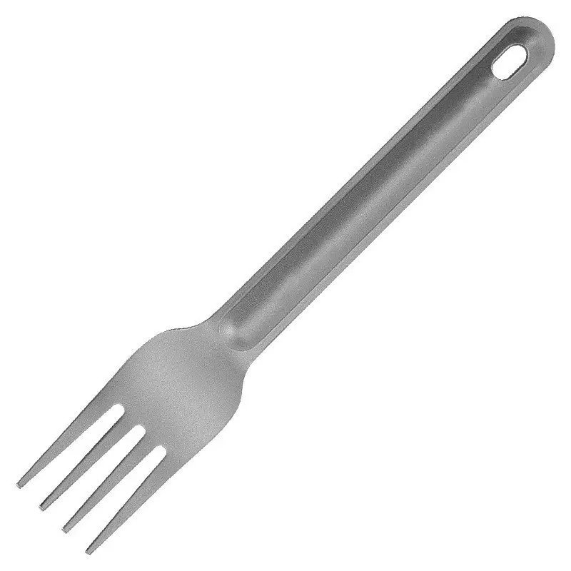 Tactical Pure Titanium Long Spoon fork Wholesale Anti Rust Lightweight For Daily Gift Hiking Outdoors Camping