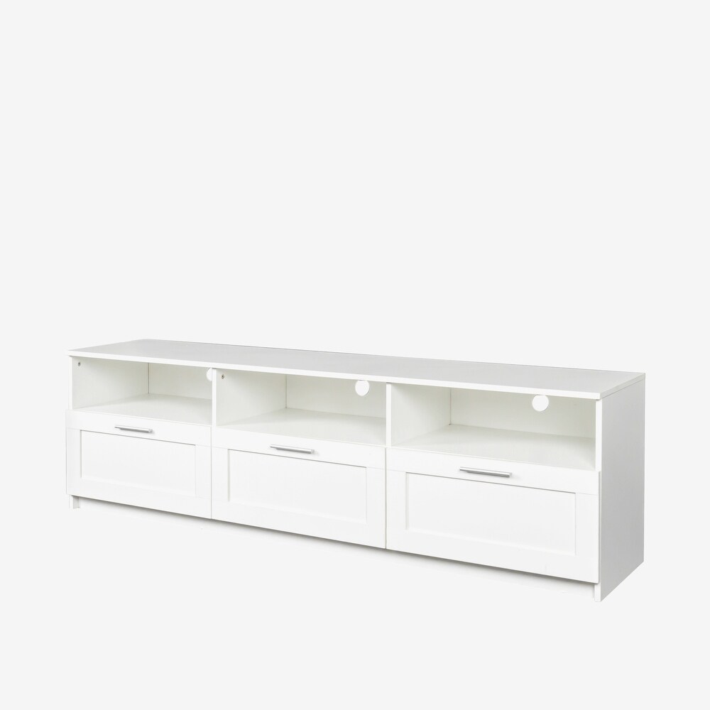 Modern minimalist TV cabinet 80 inch TV stand