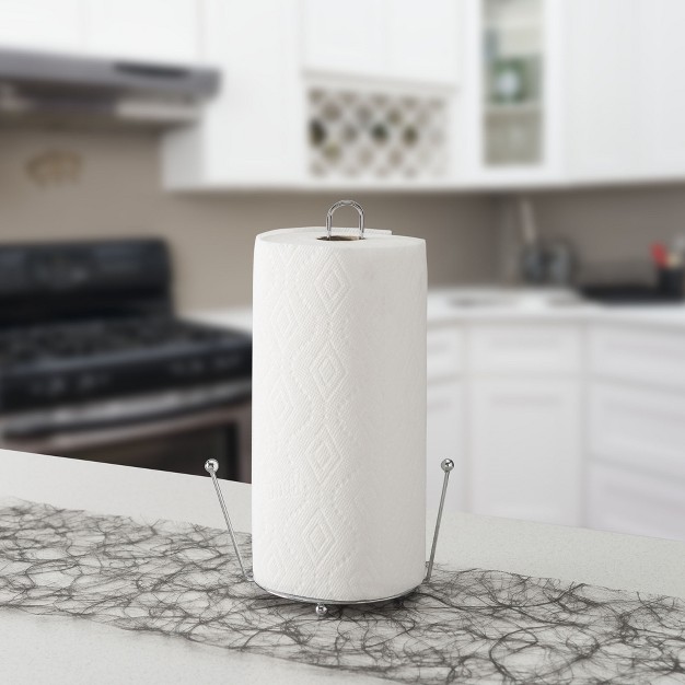 Home Basics Wire Collection Paper Towel Holder Chrome