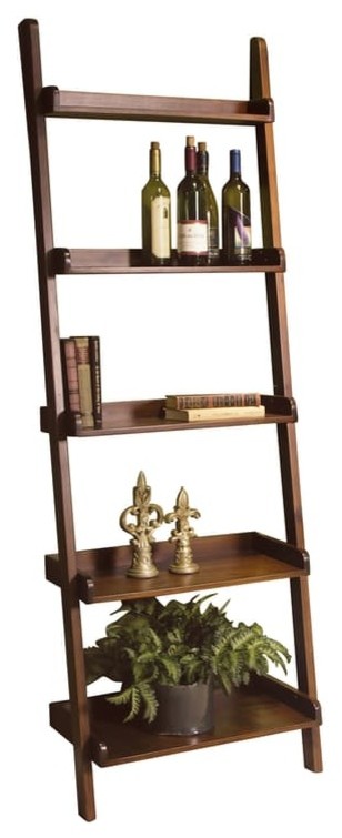 Leaning Ladder Book Shelf   Transitional   Bookcases   by Ezekiel  ampStearns  Houzz