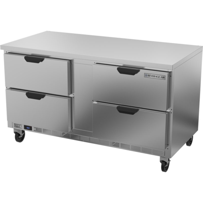 Beverage-Air WTFD60AHC-4-FLT Worktop Freezer， 60