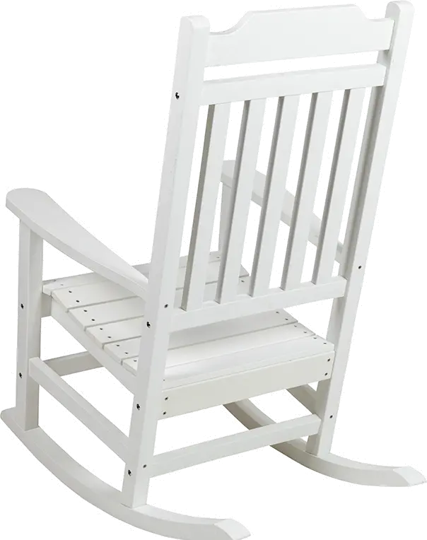 All-Weather Rocking Chair - White