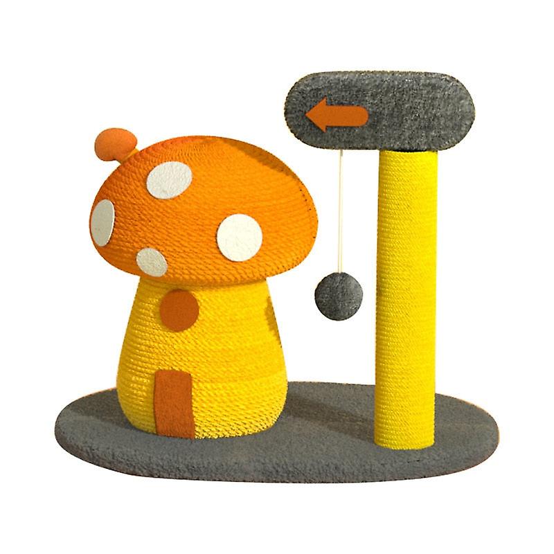 Sisal rope mushroom cat climbing post