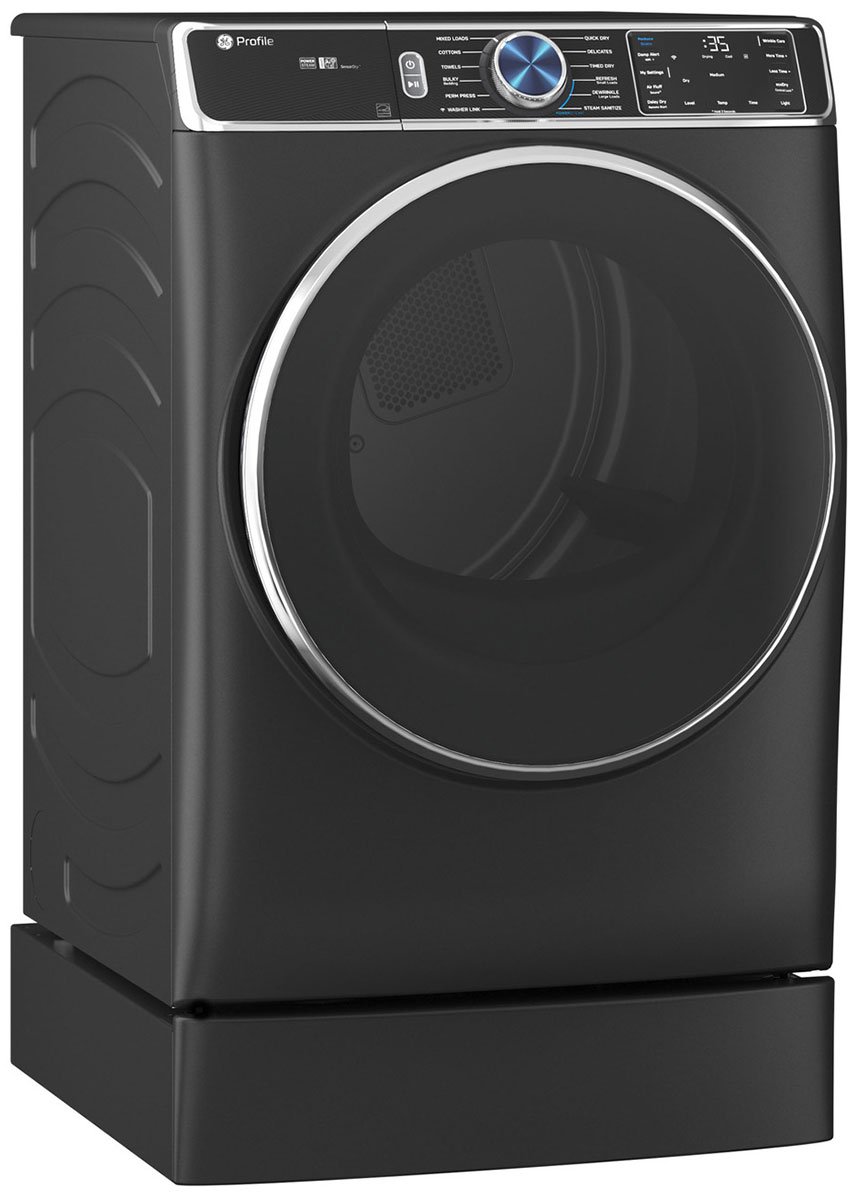 GE Profile ADA 7.8 Cu. Ft. Carbon Graphite Smart Front Load Electric Dryer With Steam And Sanitize Cycle