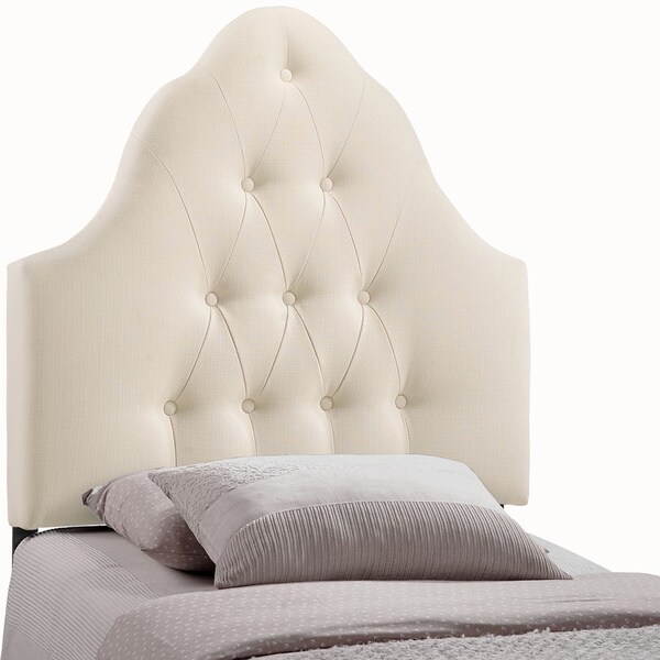 Sovereign Tufted Fabric Twin Headboard - - 9418906