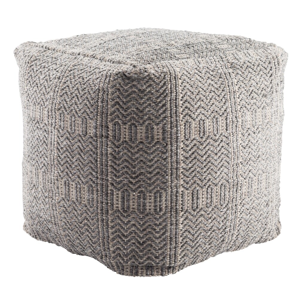 Ailith Indoor/ Outdoor Tribal Pouf/ Floor Pillow   18\