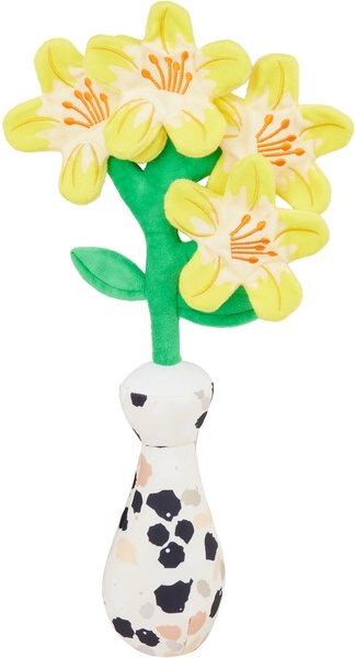 Frisco Brunch Flowers Plush Squeaky Dog Toy