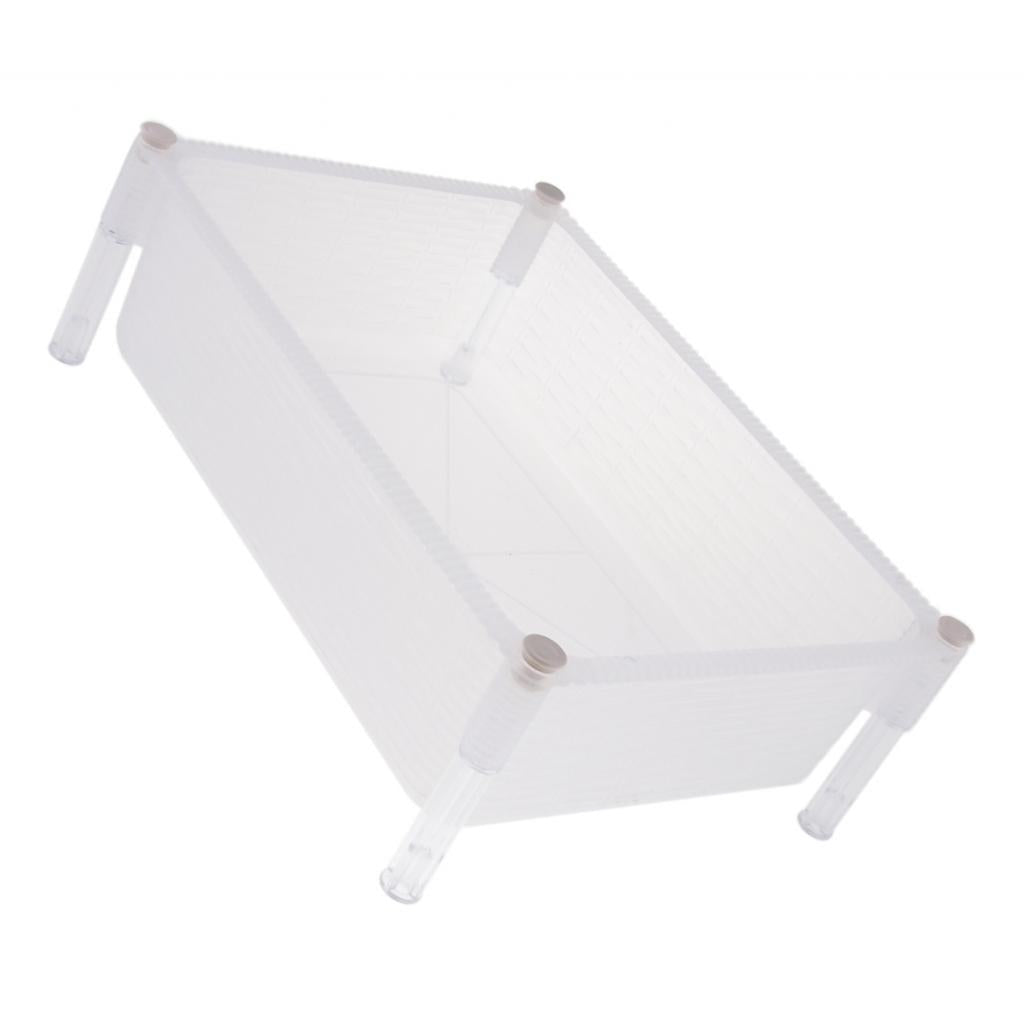 Clear Reptile Turtle Tank Aquarium Box for Small to Large Reptile Fishes