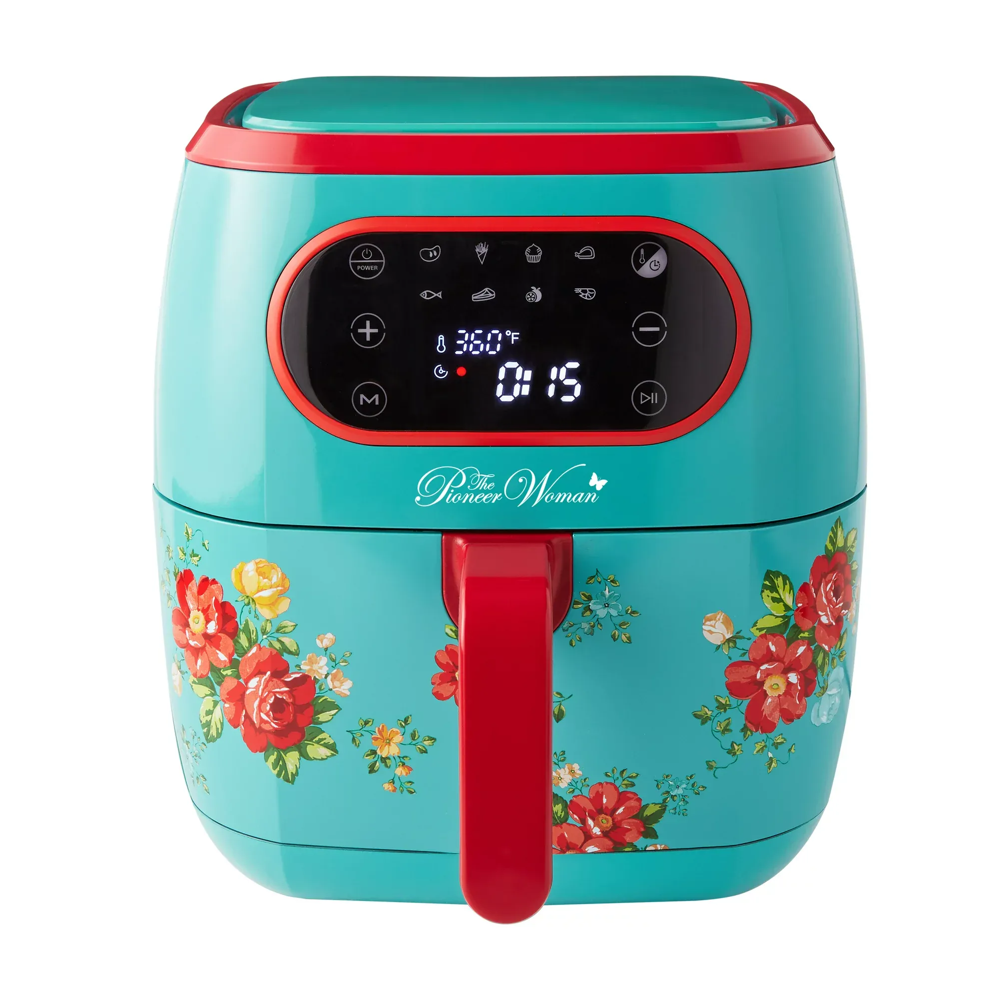 The Pioneer Woman Vintage Floral 6.3 Quart Air Fryer with 13.46