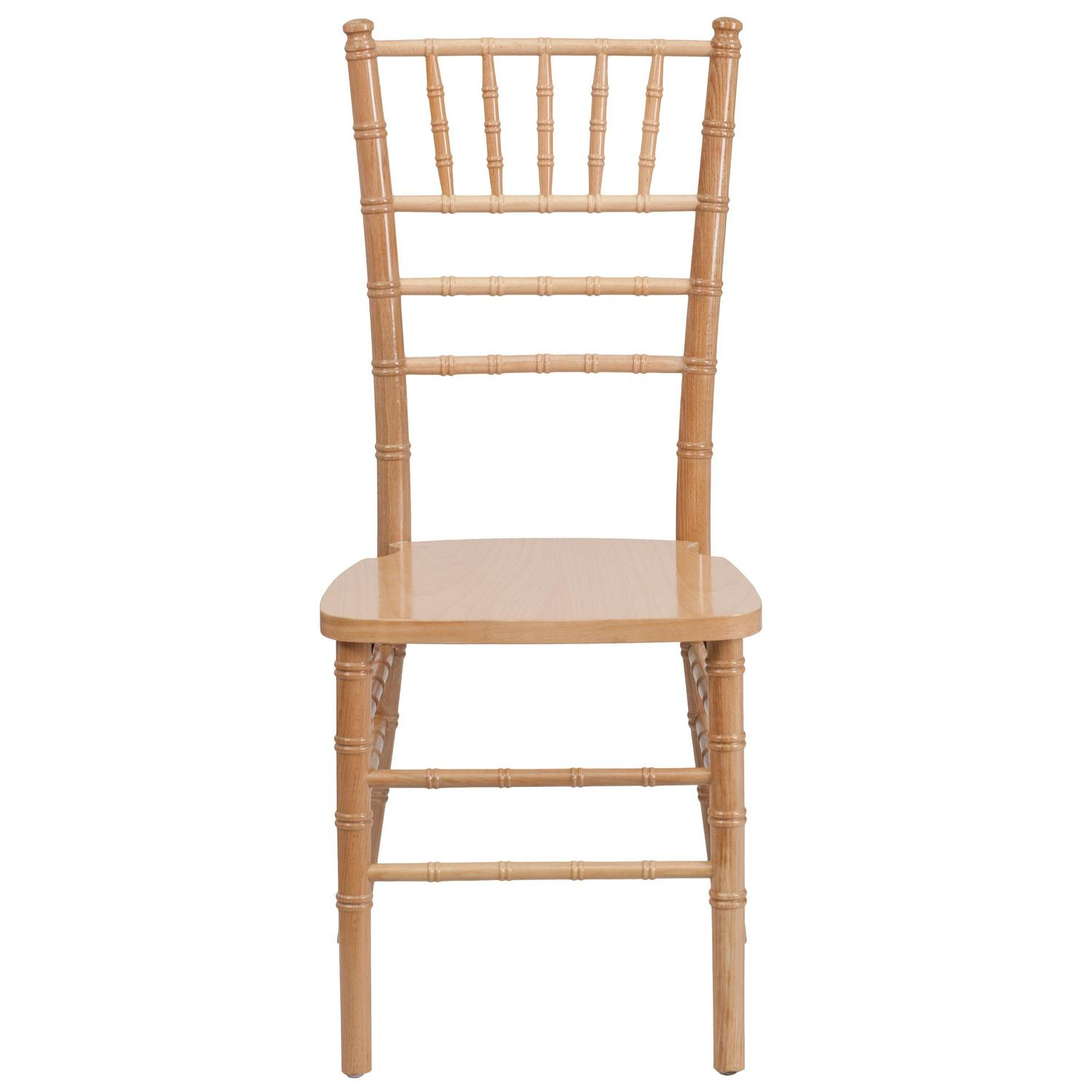 Flash Furniture 2 Pack HERCULES Series Natural Wood Chiavari Chair  Crowdfused